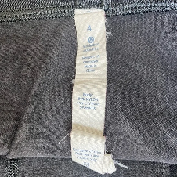 RARE Lululemon Wunder Under Pant Special Edition Dance Size 4 Black - Picture 9 of 12